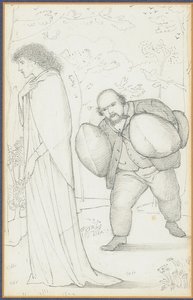 Dante Gabriel Rossetti tuo tyynyt Jane Morrisille tekijältä Edward Burne Jones