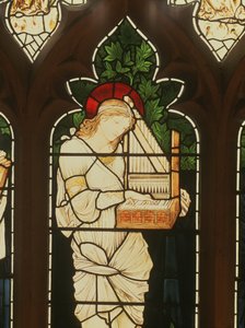 Yksityiskohta St. Ceciliasta tekijältä Edward Burne Jones