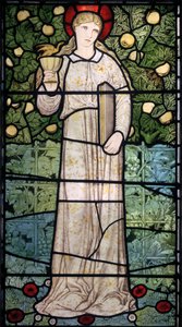 Usko, 1867 (lasimaalauksia) tekijältä Edward Burne Jones