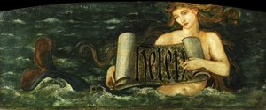 Helen, merenneito, n. 1880 tekijältä Edward Burne Jones
