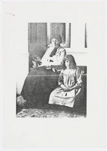 Kirje taiteilijan tyttärentytär Angela Thirkellille (kynä paperille) tekijältä Edward Burne Jones