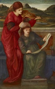 Musiikki, 1877 tekijältä Edward Burne Jones