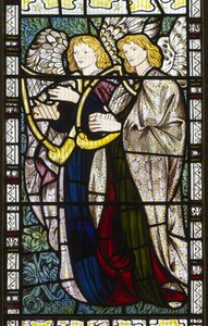 Musiikkienkelit, 1865 tekijältä Edward Burne Jones