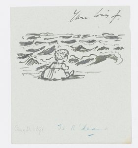 Seaside, Kirje taiteilijan lapsenlapselle Angela Thirkellille, 31. elokuuta tekijältä Edward Burne Jones