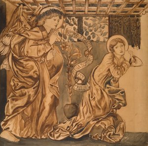 Ilmestys, noin 1862 tekijältä Edward Burne Jones