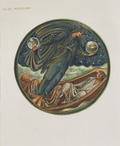 Kukkakirja: XXXVI. False Mercury, 1905 (litho guassipaperilla) tekijältä Edward Burne Jones
