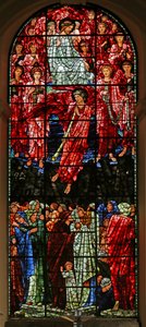 Viimeinen tuomio, 1885-1897 (lasimaalauksia) tekijältä Edward Burne Jones