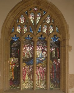 Huonekalut ja erilaiset esineet 1100- ja 1300-luvuilta tekijältä Edward Burne Jones