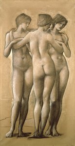 Venus Concordia - Kolmen armon tutkimus, 1895 tekijältä Edward Burne Jones