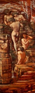Wood Nymphs, 1881-85 tekijältä Edward Burne Jones