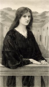 Huonekalut ja erilaiset esineet 1100- ja 1300-luvuilta tekijältä Edward Coley after Burne Jones