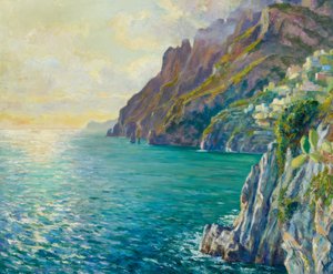 Illan tunnelma Positano tekijältä Edward Cucuel