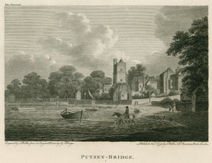 Putney Bridge, Lontoo tekijältä Edward Dayes