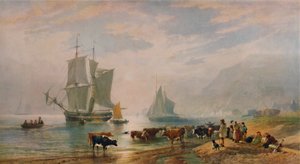 Kesäilta: maihinnousukarja, 1858, 1935 tekijältä Edward Duncan
