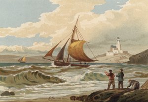 Kalastusveneet palaavat, Mumblesin majakka tekijältä Edward Duncan