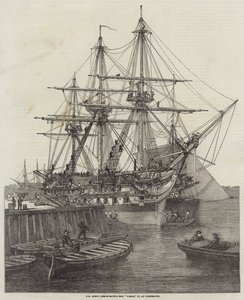 HM Screw Line-of-Battle Ship Caesar, 90, Portsmouth