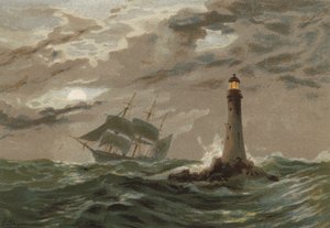 Moonlight, Eddystonen majakka tekijältä Edward Duncan