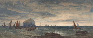Bass Rock at Dawn tekijältä Edward Duncan