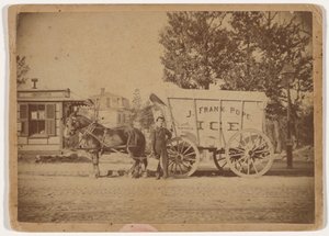 J. Frank Pope Ice Wagon,c. 1885 (kuva)