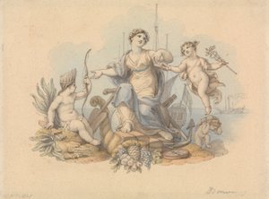 Merikauppojen allegoria tekijältä Edward Francis Burney