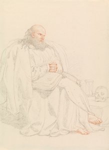 St. Jerome meditoi tekijältä Edward Francis Burney