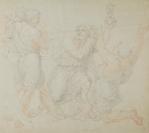 Tutkimus Demitriuksen ja kahden työmiehen hahmoille tekijältä Edward Francis Burney