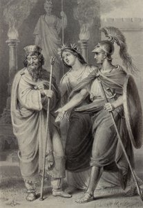 Huonekalut ja erilaiset esineet 1100- ja 1300-luvuilta tekijältä Edward Francis Burney