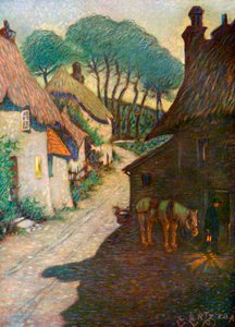 Thurlestone Village, Etelä-Devon, 1924-1926 tekijältä Edward Frederick Ertz