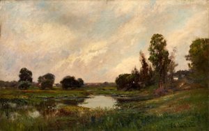 The River, Sound Beach, Connecticut, n. 1870-1907. tekijältä Edward Gay