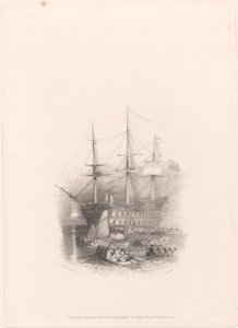 Bellerophon, Plymouth Sound tekijältä Edward Goodall
