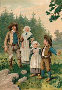 Puunhakkaaja ja hänen lapsensa, 1901
