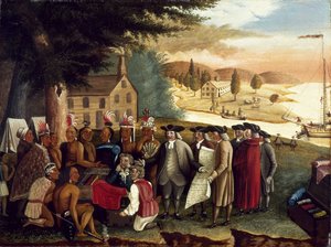 Pennin sopimus intiaanien kanssa tekijältä Edward Hicks