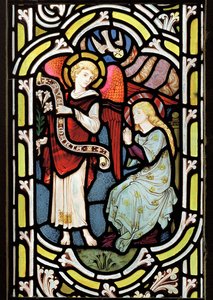 The Annunciation, n. 1878 (lasimaalaus)