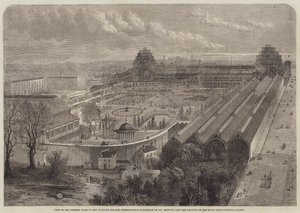 Näkymä vuoden 1862 kansainvälisen näyttelyn rakennuksen nykytilasta? tekijältä Edward Hull