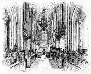 Bath Abbey, Bath, Somerset, 1902-1903. tekijältä Edward J. Burrows