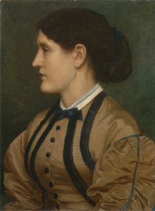 Muotokuva Eliza Eastlakesta (1809-93) 1864 (öljy kankaalle) tekijältä Edward John Poynter