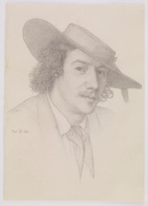 Whistlerin muotokuva, 1858. tekijältä Edward John Poynter