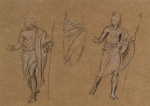 Paimentutkimus, n. 1875 (liitu paperille) tekijältä Edward John Poynter