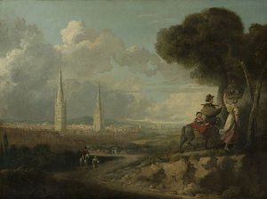 Coventry Hillfieldsistä, n. 1807 tekijältä Edward Junior Rudge