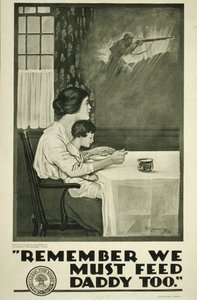 Muista, että meidän on ruokittava myös isä, Kanadan elintarvikelautakunta tekijältä Edward Killingworth Johnson