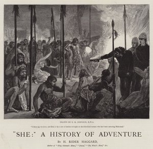 Hän, Seikkailun historia tekijältä Edward Killingworth Johnson