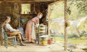 Pesupäivä, 1890 tekijältä Edward Lamson Henry
