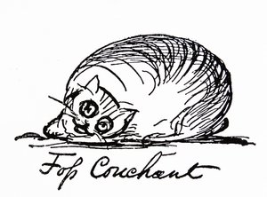 Kissahahmo (piirustus) tekijältä Edward Lear