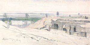 Abydos, klo 13.00, 12. tammikuuta 1867 (134) tekijältä Edward Lear