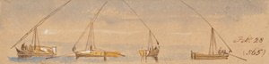 Veneet (Dahabeahit); 28. helmikuuta [1867] (565) tekijältä Edward Lear