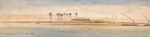 Deir Kadige, kello 13.00, 2. tammikuuta 1867. tekijältä Edward Lear