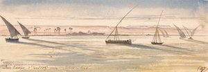 Deir Kadige, keskipäivä, 2. tammikuuta 1867 (27) tekijältä Edward Lear