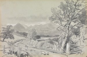 Derwentwater, syyskuu 1836 tekijältä Edward Lear