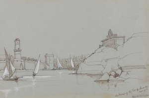 Entrada para o Porto de Marselha Finlandês tekijältä Edward Lear
