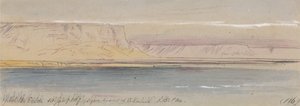Gebel Sheikh Eredi, (Er Rainehin kyyhkyläiskoti) tekijältä Edward Lear